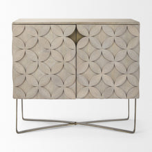 Load image into Gallery viewer, Accent Cabinet With Two Doors - Brown / Gold