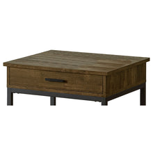 Load image into Gallery viewer, Square End Table With 1 Drawer - Brown