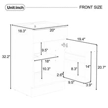 Load image into Gallery viewer, Bathroom Vanity With Sink, Cabinet With Adjustable Shelf