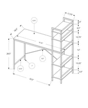 Load image into Gallery viewer, Computer Desk For Home Office, Laptop Storage Shelves
