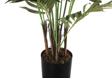 Load image into Gallery viewer, 47" Tall, Artificial Plant, Areca Palm Tree, Indoor, Faux, Fake, Floor, Greenery, Potted, Real Touch, Decorative - Green / Black