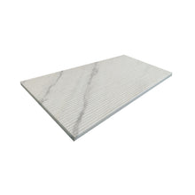 Load image into Gallery viewer, Snow Mountain Ol Textured Marble Tiles For Wall Decoration - White / Natural
