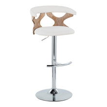 Load image into Gallery viewer, Gardenia - Contemporary Adjustable Barstool With Swivel / Rounded T Footrest (Set of 2)