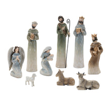Load image into Gallery viewer, Poly Figurine (Set of 9) - Beige / Gold