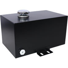 Load image into Gallery viewer, Heavy Duty 5 Gallon Steel Hydraulic Fluid Reservoir Tank With Mounting Foot, 14 Gauge - Black
