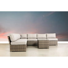 Load image into Gallery viewer, Comfortable Modern Patio Rattan Sectional Set With Cushions
