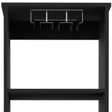 Load image into Gallery viewer, Wood Bar Cabinet With Two Drawers - Black