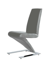 Load image into Gallery viewer, Upholstered Dining Side Chairs (Set of 2) - Silver / Gray