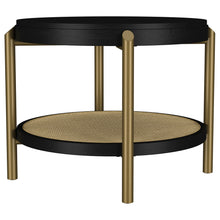 Load image into Gallery viewer, Benson - Round Table With Storage Shelf
