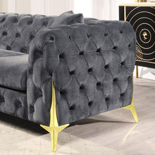 Load image into Gallery viewer, Accent Chair With Diamond Button Tufting, Matching Throw Pillow