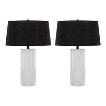 Load image into Gallery viewer, Petra - Contemporary Table Lamp (Set of 2) - Cream / Black