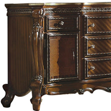 Load image into Gallery viewer, Solid And Manufactured Wood Five Drawer Triple Dresser - Brown