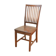 Load image into Gallery viewer, Wood Slat Back Dining Side Chair - Chestnut