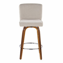 Load image into Gallery viewer, Henry - Contemporary Fixed Height Counter Stool With Swivel With Round Footrest (Set of 2)