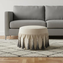 Load image into Gallery viewer, Cotton Ottoman - Beige