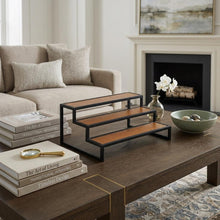 Load image into Gallery viewer, Handmade Three Tier Tray - Black / Brown