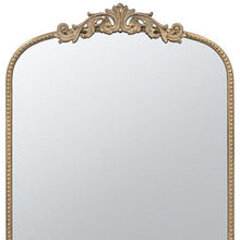 Load image into Gallery viewer, 42" Arch Iron Framed Accent Mirror - Gold