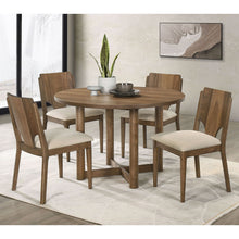Load image into Gallery viewer, Graham - 5 Piece Round Dining Table Set - Walnut