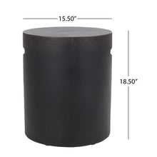 Load image into Gallery viewer, Outdoor End Table With Cutout Handle - Copper