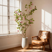 Load image into Gallery viewer, Artificial Bougainvillea Tree, Realistic Faux Plant In Pot, Indoor Decor For Home - Baby Pink / Green Leaf