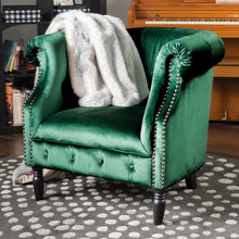 Load image into Gallery viewer, Celestialis - Upholstered Club Chair With Tub Design And Rolled Recessed Armrests