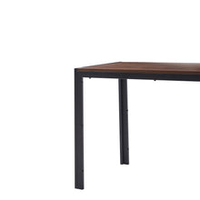 Load image into Gallery viewer, Creative Design Veneered MDF Wood Structure Rectangular Walnut Dining Table - Walnut