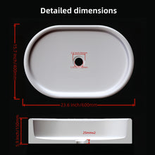 Load image into Gallery viewer, Bathroom Vessel Sink, Semi Polished Surface