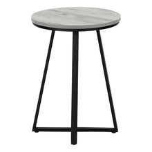 Load image into Gallery viewer, 22" Round End Table - Black And Gray