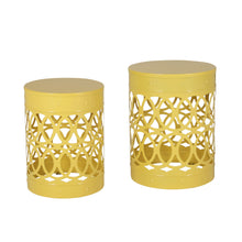 Load image into Gallery viewer, Outdoor Metal S/2 End Table