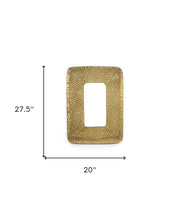 Load image into Gallery viewer, 28" Metal Framed Accent Mirror - Gold
