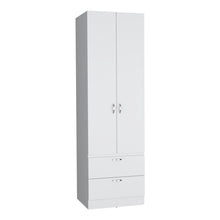 Load image into Gallery viewer, Armoire Organiser, Two Shelves, Rod, Double Door Cabinet Armoire