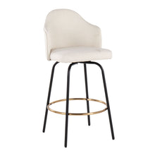 Load image into Gallery viewer, Ahoy - Contemporary Fixed Height Counter Stool Round Footrest (Set of 2)