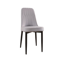 Load image into Gallery viewer, Modern Dining Chair With Cushions And Metal Legs