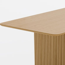 Load image into Gallery viewer, 67'' Double Pedestal Base Dining Table - Natural