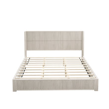 Load image into Gallery viewer, Platform Bed Frame With Headboard, Floor Standing Design