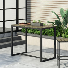 Load image into Gallery viewer, Ernesto - Outdoor Industrial Acacia Wood Bar Table