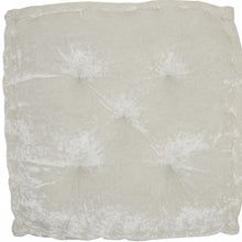 Load image into Gallery viewer, 24" X 24" Polyester Solid Color Floor Cushion - Ivory