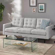 Load image into Gallery viewer, Jenny - Contemporary Tufted Fabric 3 Seater Sofa