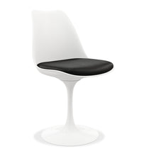 Load image into Gallery viewer, Upholstered Faux Leather Dining Side Chair - Black / White