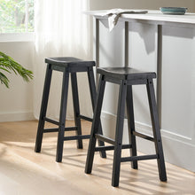 Load image into Gallery viewer, Saddle Stool - Black