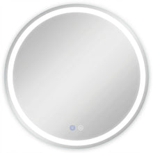 Load image into Gallery viewer, 30" Round Frameless Accent Mirror - White