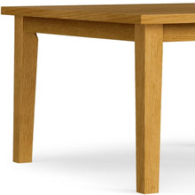 Load image into Gallery viewer, 54" Wood Frame Base Square Dining Table - Oak