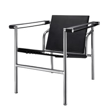 Load image into Gallery viewer, Stainless Steel Arm Chair - Silver / Black