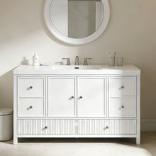 Load image into Gallery viewer, Bathroom Vanity With Separate Sink, Soft Close Doors And 4 Drawers