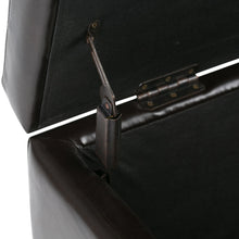 Load image into Gallery viewer, Hamilton - Storage Ottoman - Coffee Brown