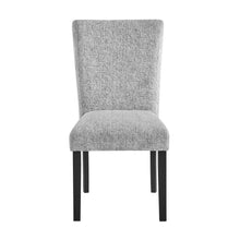 Load image into Gallery viewer, Upholstered Fabric Wood Dining Side Chairs (Set of 2) - Gray