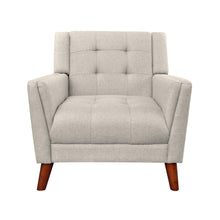 Load image into Gallery viewer, Luminaesque - Fabric Upholstered Armchair With Tufted Back