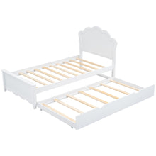 Load image into Gallery viewer, Platform Bed With Headboard And Trundle