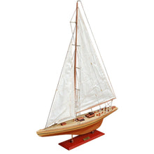 Load image into Gallery viewer, Hand Painted Model Boat (624666) - Light Brown / White