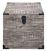 Load image into Gallery viewer, Solid Wood Square End Table - Gray